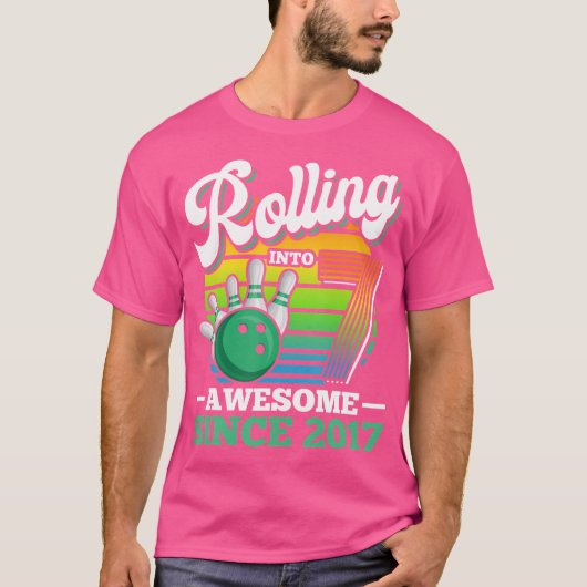 7年転が間ボーリング誕生会7Th Bi Tシャツ (正面)