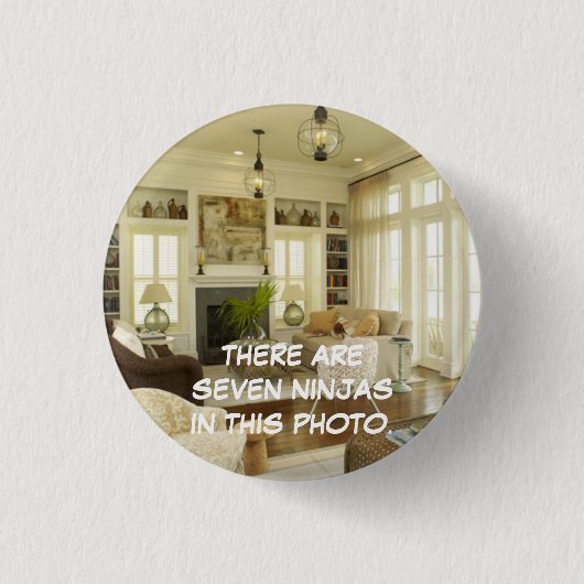 7忍者… 缶バッジ (正面)