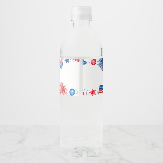 7恋しく思月1日の誕生日のリトル・インディペンデント4日 ペットボトルラベル (裏面)