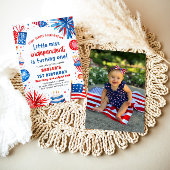 7恋しく思月1日の誕生日のリトル・インディペンデント4日 招待状