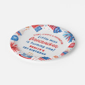 7恋しく思月1日の誕生日のリトル・フィレクラッカー4 ペーパープレート (アングル)