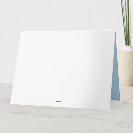 7文字の名前ハッピーバースデーカード カード (裏面)