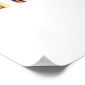 7文字ネームボードゲームアルファベットポスター ポスター (角)