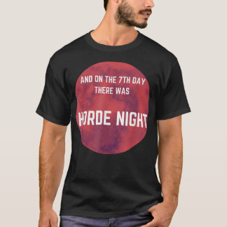 7日ゾンビサバイバルホラーゲームホルドナイトゲーム Tシャツ