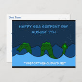 7日威厳があるは海蛇の日 ポストカード (正面/裏面)