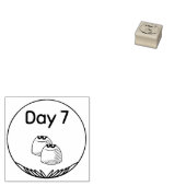 7日目カカオポッド ラバースタンプ (押印)