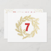 7日目。イエスの名前 Bread Of Life |アドベント ポストカード (正面/裏面)