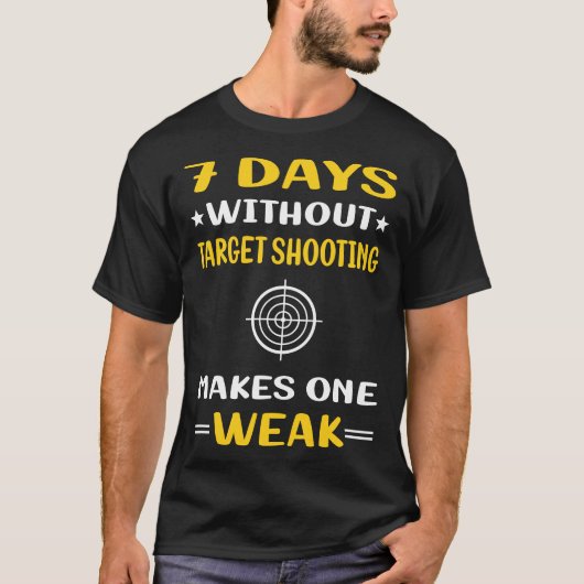 7日(ターゲット射撃、 発砲なし) Tシャツ (正面)