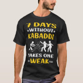 7日Kabaddiなし Tシャツ (正面)