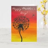 7時間365日の母の日カード カード (黄色い花)