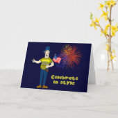 7月おもしろいな4日カード カード (黄色い花)