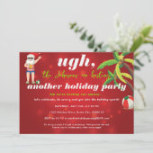 7月おもしろいのクリスマスサンタビールビーチパーティー 招待状 (スタンド正面)