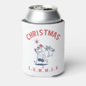 7月おもしろいの夏のクリスマスにサンタ 缶クーラー (缶裏面)