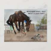 7月おもしろいの幸せな4thロデオサドルブロンクイベント ポストカード (正面)