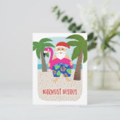 7月おもしろいの熱帯サンタクリスマス  シーズンポストカード (スタンド正面)