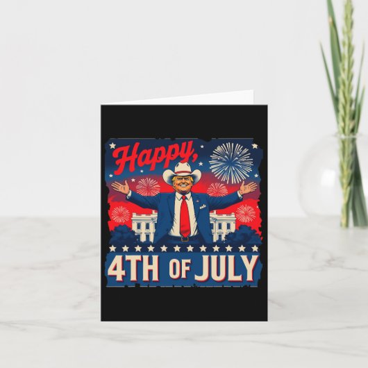 7月おもしろいの4日を過ごすトランプ カード (正面)