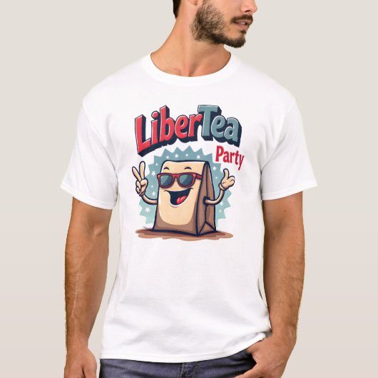 7月おもしろいのZ世代4日 – LiberTEAパーティー Tシャツ (正面)