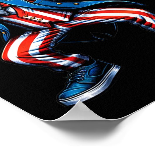 7月おもしろい愛国少年少女Mのサム4番目の叔父 ポスター (角)