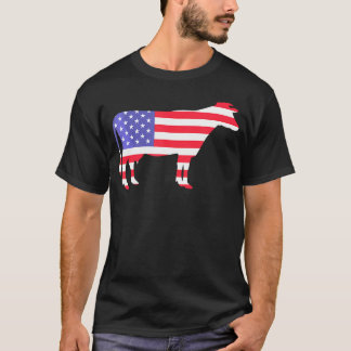 7月おもしろい米国アメリカ国旗4 Tシャツ