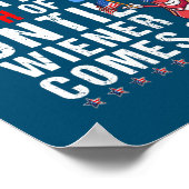 7月おもしろい4日ではなくウィーナー来 ポスター (角)