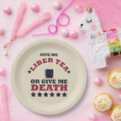 7月おもしろい4日の幸せ ペーパープレート (パーティー)