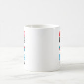 7月おもしろい4日の男子を監督 コーヒーマグカップ (中央)