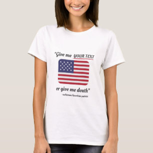 7月おもしろい4日アメリカ国旗愛国者 Tシャツ