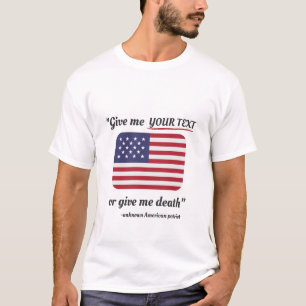 7月おもしろい4日アメリカ国旗愛国者 Tシャツ