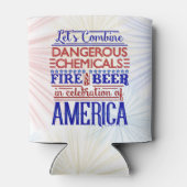 7月おもしろい4日ビール花火大会 |独立性 缶クーラー (裏面)