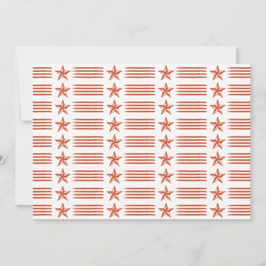 7月おもしろい4日独立パーティー |ワシントン 招待状 (裏面)