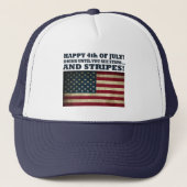 7月おもしろい4日 キャップ (正面)