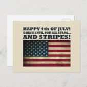 7月おもしろい4日 シーズンポストカード (正面/裏面)