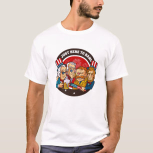 7月おもしろい4日Bang U.S.の司会に来たばかりだ Tシャツ