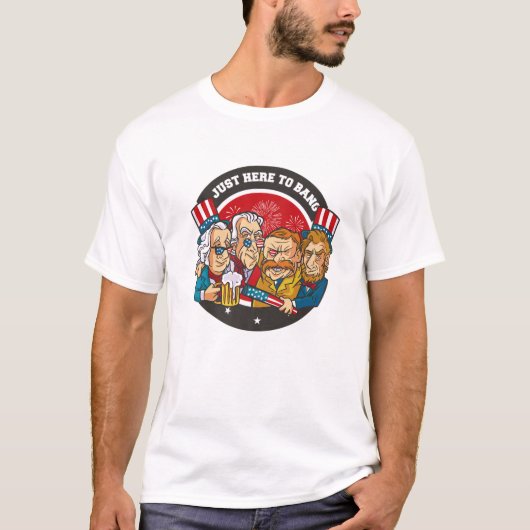 7月おもしろい4日Bang U.S.の司会に来たばかりだ Tシャツ (正面)