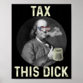 7月おもしろい4日Bbqパーティーテールゲートティーズ ポスター (正面)