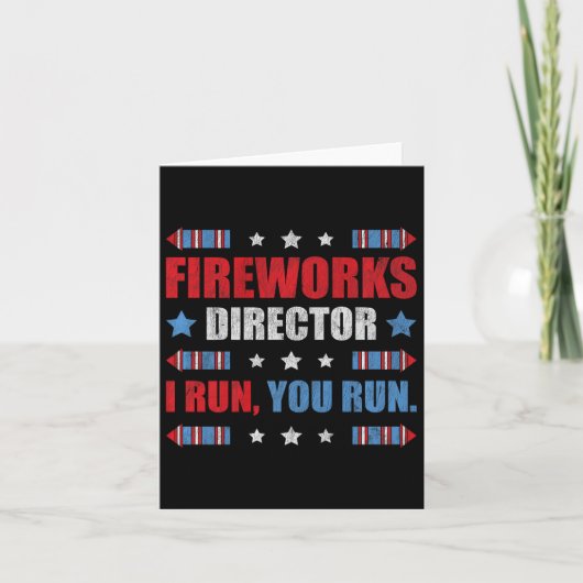 7月おもしろい4日Fireworks Director I You走  You カード (正面)