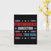 7月おもしろい4日Fireworks Director I You走  You カード (黄色い花)