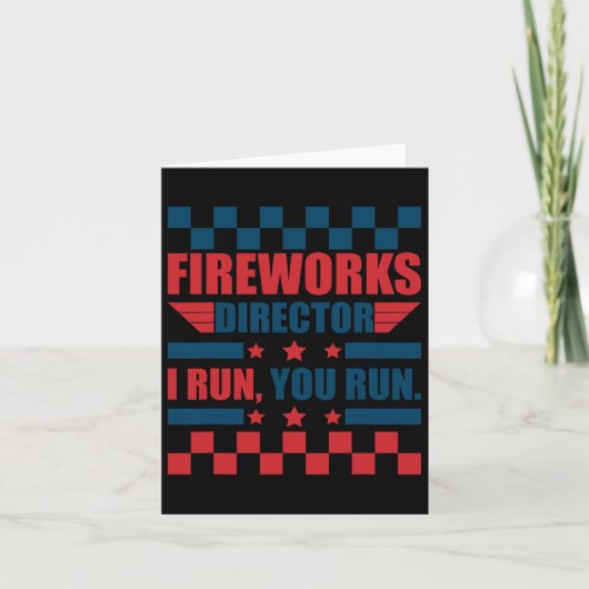 7月おもしろい4日Fireworks Director I You走  You カード (正面)