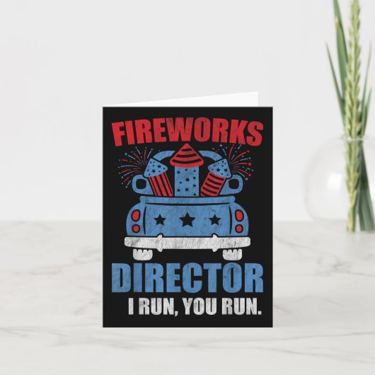 7月おもしろい4日Fireworks Director I You走  You カード (正面)