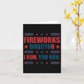 7月おもしろい4日Fireworks Director I You走 You カード (黄色い花)