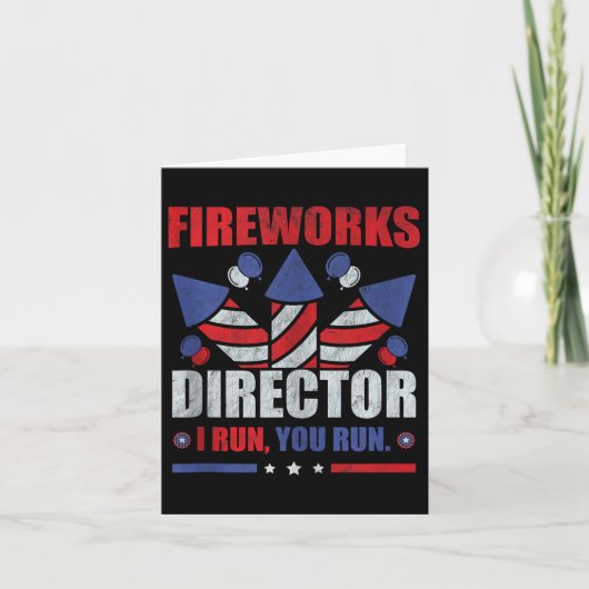 7月おもしろい4日Fireworks Director I You走  You カード (正面)