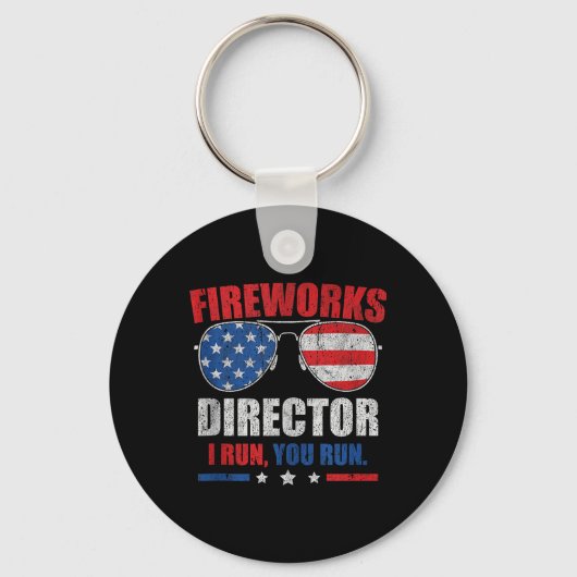 7月おもしろい4日Fireworks Director I You走 You キーホルダー (正面)
