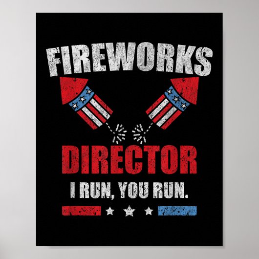 7月おもしろい4日Fireworks Director I You走  You ポスター (正面)