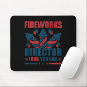 7月おもしろい4日Fireworks Director I You走  You マウスパッド (マウス)