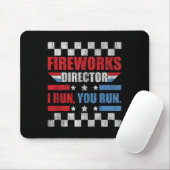 7月おもしろい4日Fireworks Director I You走 You マウスパッド (マウス)