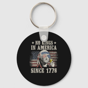 7月おもしろいMの1776年4月からアメリカでは王はいない キーホルダー