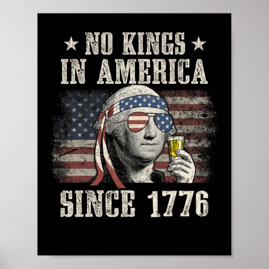 7月おもしろいMの1776年4月からアメリカでは王はいない ポスター (正面)