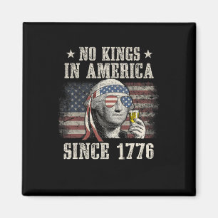 7月おもしろいMの1776年4月からアメリカでは王はいない マグネット