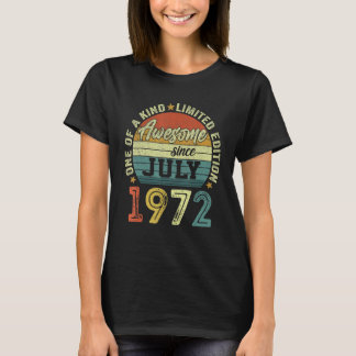 7月から50歳素晴らしの誕生日 Tシャツ