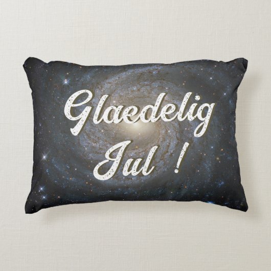 7月です |デンマーク語でクリスマスを祝う アクセントクッション (正面)